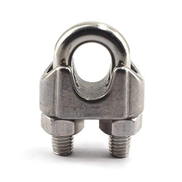 Stainless Steel Rope Wire Clamp/Clip 304 Grade (Pack of 5 Pcs)
