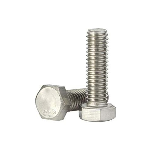 S S Hex Bolt 202 Grade 3/4'' X 2 Inch (Length- 2 Inch, Dia-3/4 Inch)