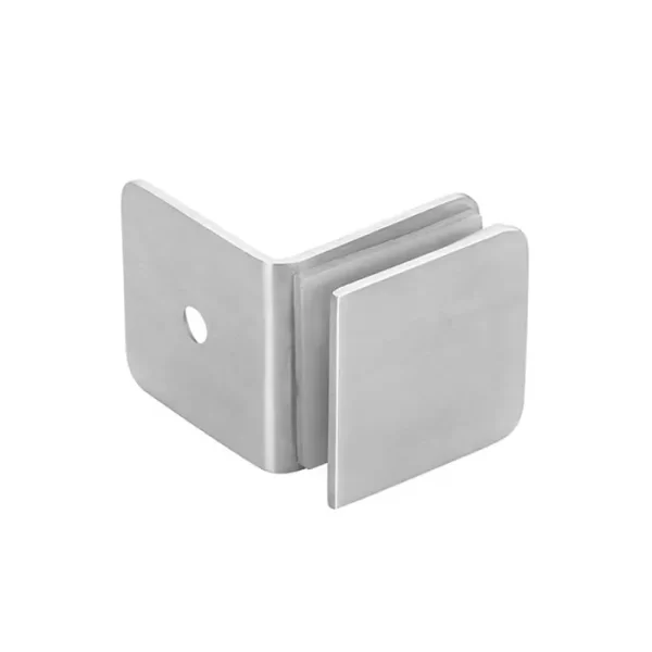 Stainless Steel Glass Bracket L Connector Wall To Glass Fitting (90 Degree) 304 Grade