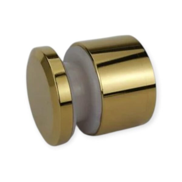 Stainless Steel Glass Stud Point Fittings Standoff Gold Mirror Finish 304 Grade (Pack Of 5 Pcs)