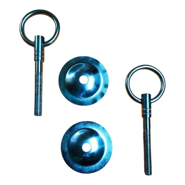 Stainless Steel 16mm Rod Hammock, Swing (Jhulla) Bottom Kada (Pack Of 1 Set)