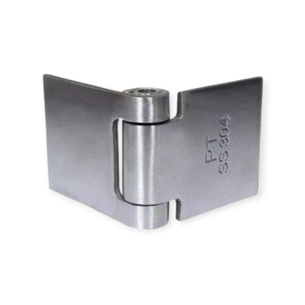Stainless Steel Lorry Hinges 304 Grade 2.5mm Thickness Mirror Finish- (Pack of 4 Pcs)