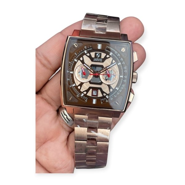 JARVIS Rose Gold Chronograph Watch For Men