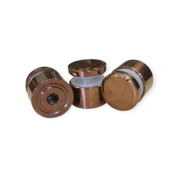 Stainless Steel Glass Stud Point Fittings Standoff Rose Gold Mirror Finish 304 Grade (Pack Of 5 Pcs)