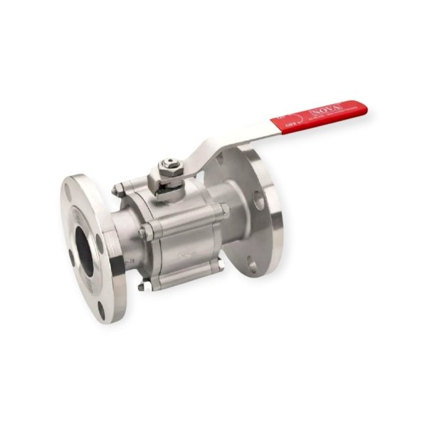 S S IC Three Pcs Ball Valve Flange End ASA150# 304-1/2 Inch To 4 Inch
