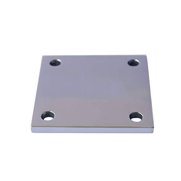 S S Square Base Plate/Holl Plate 80x80mm (3''X3'')-3mm Thickness 304 Grade