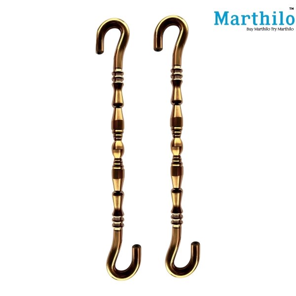 S S Antique Swing Jhula Kadi Chain/ Unjal Stick (16mm X 12'' Inch Long)