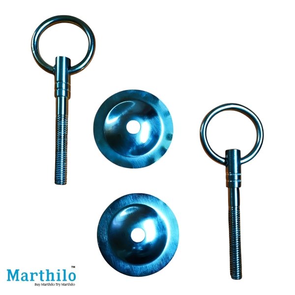 Stainless Steel 16mm Bottom Kada-(Dia-16mm X Length- 5'' Inch)