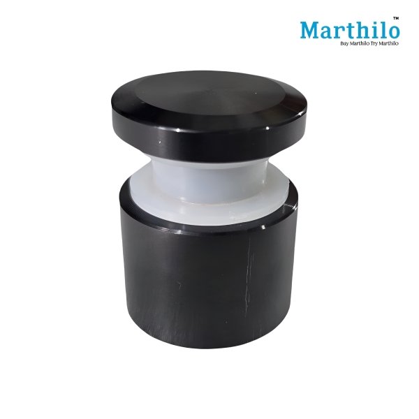 S S Glass Standoff/Point Fitting/Glass Stud-38MM, 304 Grade Black Mirror Finish