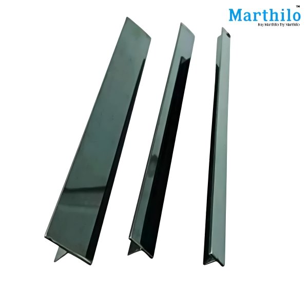 SS304-T Patti Profile Black Mirror 10 feet Length- 6MM To 25MM