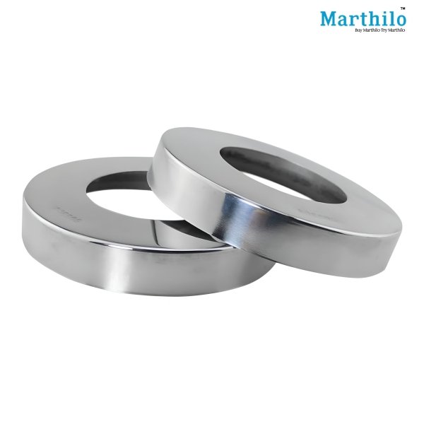 SS Thali Base Cap/Flat Concealed Cover/Pipe Base For 1.25'' Inch (32MM) Pipe