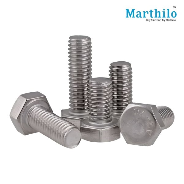 SS304-Hex Bolt M3 (Dia-3mm, Length-10mm To 50mm)