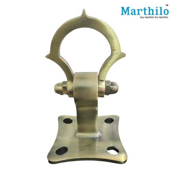 SS Swing Hook Jhula Hanging Hooks Kada Antique Golden Finish (Pack Of 2 Pcs)