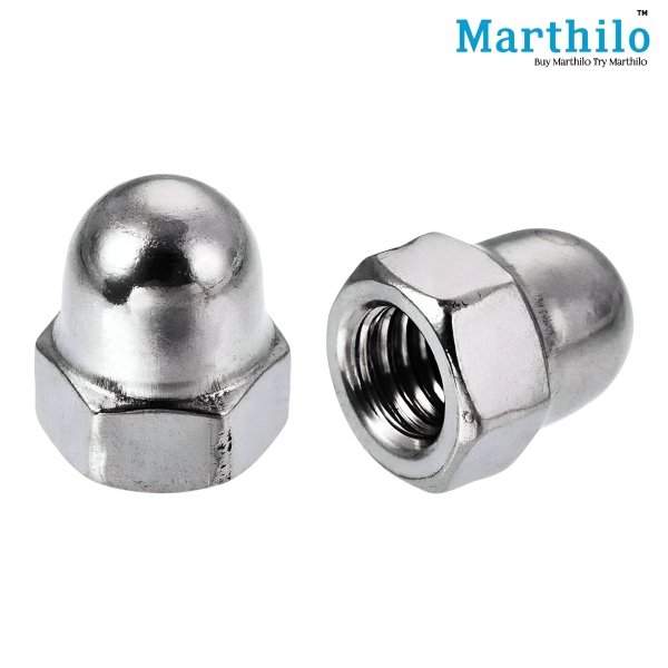 Stainless Steel Dome Nuts 4mm (M4) Grade-304/316