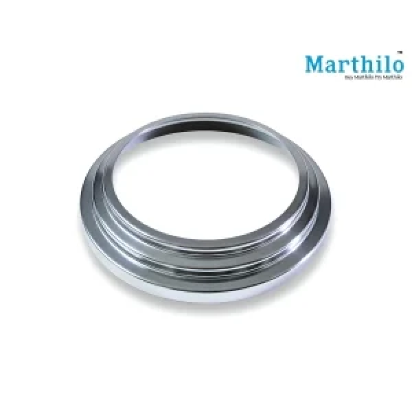 Stainless Steel Three Step Round Pipe Base For 4 Inch (102mm) Pipe