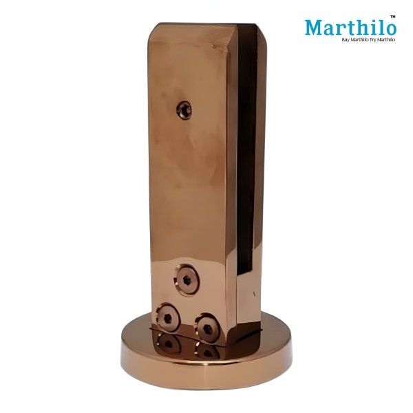 SS304 Rose Gold Mirror Finish Spigot-6mm Flat Size-4/6/8 Inch