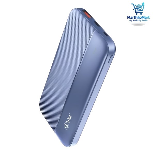 EVM EnBolt 10000mAh Power Bank, Type-C Charging LED Indicator (Purple Color)